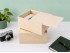 Wooden box 31x24x13.5 cm. with sliding lid Ref.PC01TC