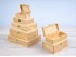 Wooden box with hinge and clasp various sizes Ref.BB