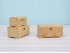 Small wooden trunk box with feet 3 sizes Ref.P107P