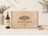 Wooden Box for 6 Bottles of Wine with Sliding Lid Ref.6BotTCOK