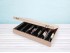 Caja de madera 6 botellas de vino bisagra y broche Ref.6BotBBOK