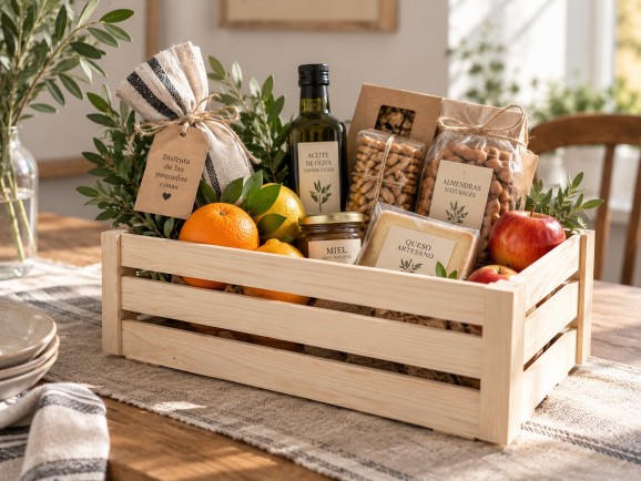 Natural Fruit Box 40x16x12.5 cm. Ref.DRSN103