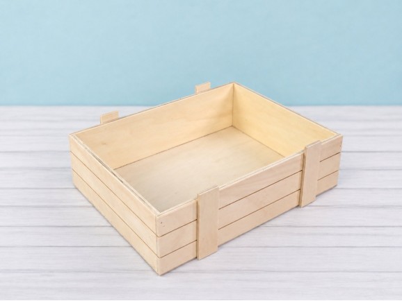 Bandeja de madera 35x28,5x11 cm. tipo embalaje Ref.PC10RTS
