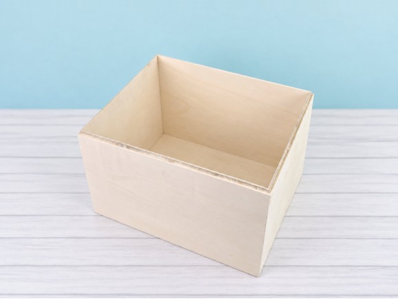 Wooden crate 41x34x27 cm without lid Ref.MPA26