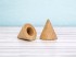 Remate madera haya forma cono 6 cm. Ref.376
