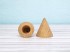 Remate madera haya forma cono 6 cm. Ref.376