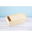 Wooden box 31x17x10 cm. with Frame sliding cover Ref.PC40S
