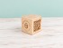 QR wooden cube 5,5x5,5 cm. Ref.MOQR