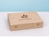 Wooden box for 5 wine bottles with hinge and clasp Ref.5BotBBOK
