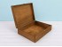 Aged wooden box 33x25x9 cm. with hinge and clasp Ref.PCF82