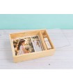 Wooden box for photographers with methacrylate lid Ref.P1454DM