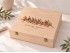 Wooden box for 4 wine bottles with hinge and clasp Ref.4botBBOK