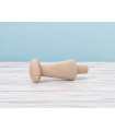 Wooden hanger 7xØ3 cm with spike Ref.111