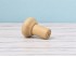 Flat pine wood perc 5xØ4 cm with spike Ref.115
