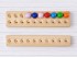 Wooden board for balls Ø20 mm.Ref.MO196