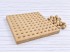 Wooden board 23x23x1.8 cm. for 100 balls Ø20 mm.Ref.MO197