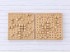 Wooden board 23x23x1.8 cm. for 100 balls Ø20 mm.Ref.MO197