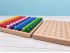 Wooden board 23x23x1.8 cm. for 100 balls Ø20 mm.Ref.MO197