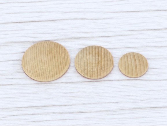 Round convex piece various diameters Ref.OP1092