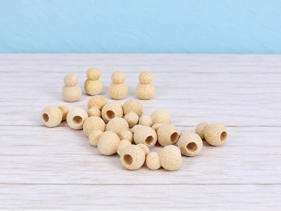 Wooden ball shaped Ref.1411/20uds