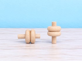 Wooden ball Double radiator Ref.105