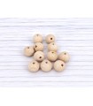 Wooden ball Ø20 mm.c/T.P.4.5mm.Ref.100-20T45