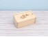 Wooden box 19.5x12x11.5 cm with sliding lid Ref.DRSM201