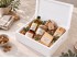 Caja de madera blanca 40x30x13 con asas Ref.DRSD140L