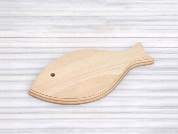 Fish-shaped wooden board Ref.DRKD820