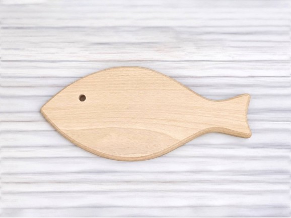 Fish-shaped wooden board Ref.DRKD820