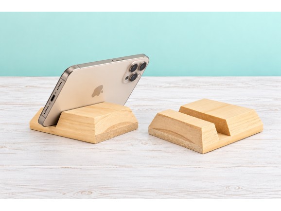 Base sobremesa de madera para móvil o tablet Ref.OP633117
