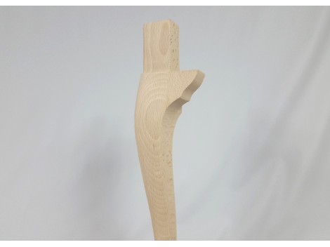 Pata de madera Chippendale con alas L46 Ref.M460