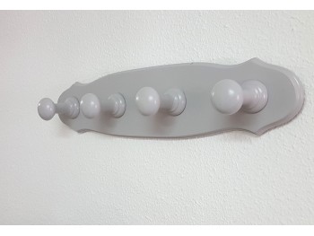 Wall coat rack 4 knobs with shape Ref.3022