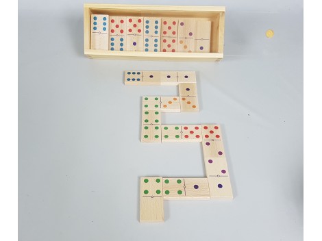 Dominó números de madera Ref.CCJC23B