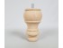 Wood leg turned beech 12.5xØ7.5 cm. Ref.ST98