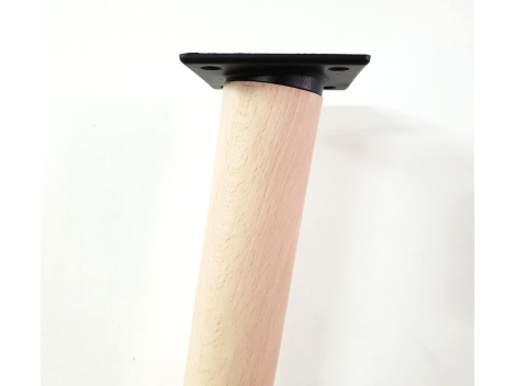 Pata de madera cónica L73 cm. Ref.ST73