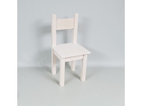 Silla infantil blanca recta Ref.AR02844