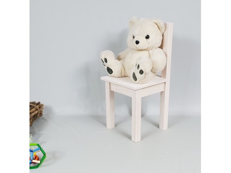Silla infantil blanca recta Ref.AR02844