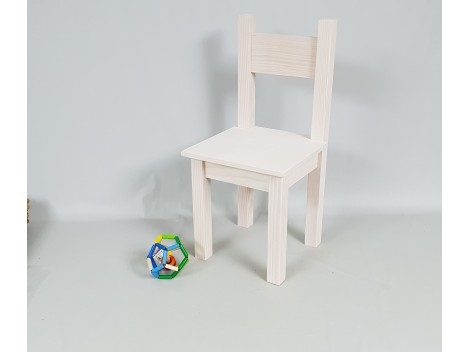 Silla infantil blanca recta Ref.AR02844