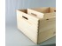 Box tall pine tray with handles 60x40x23 cm. Ref.A2018