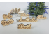 Wooden keychain engraved and cut out with your name Ref. 2112