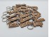 Wooden keychain engraved and cut out with your name Ref. 2112