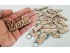 Wooden keychain engraved and cut out with your name Ref. 2112