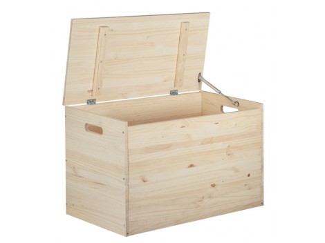 Baúl de madera 80 cm. c/tapa Ref.2302