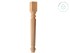 Pata de madera estriada L75x9x9 cm. Ref.ST145R