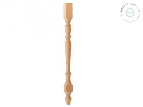 Turned wooden leg L75x5.5x5.5 cm. Ref.ST81