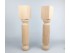 Pata de madera estriada L35 cm. Ref.ST36
