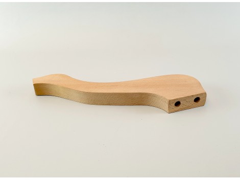 Flat chipendale leg with two holes L26 Ref. 156