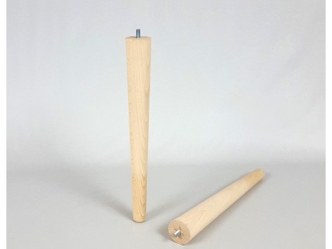 Tapered wooden leg, 35 cm long Ref.ST17