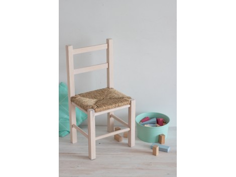 White children's chair with enea seat Ref.AR0284390